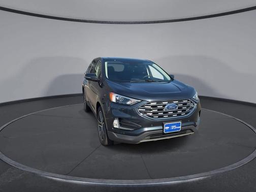 Stone Blue Metallic 2022 Ford Edge Titanium