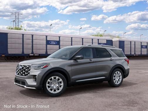 Gray 2027 Ford Explorer Platinum
