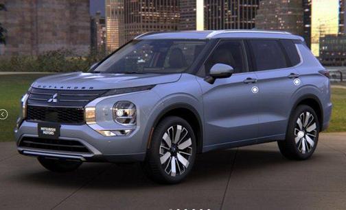 Moonstone Gray Metallic W/ Black Roof 2026 Mitsubishi Outlander SEL 1.5T S-AWC