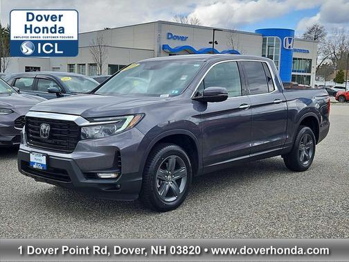Modern Steel Metallic 2023 Honda Ridgeline RTL-E