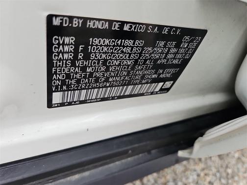 2023 Honda HR-V AWD Sport