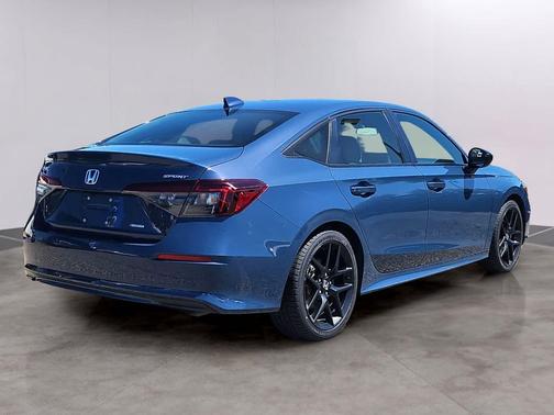 Blue Lagoon Pearl 2025 Honda Civic Hybrid Sport