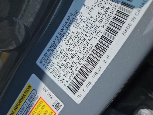 2025 Honda Civic Hybrid Sport