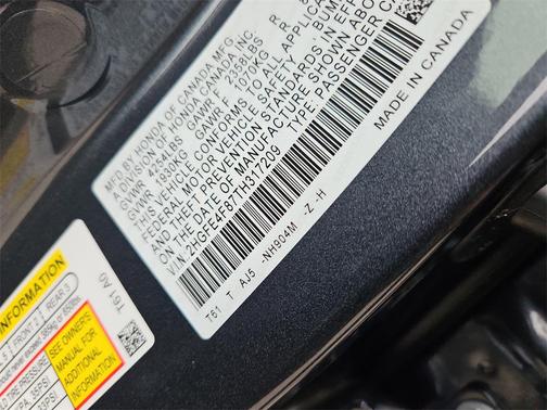 2026 Honda Civic Hybrid Sport Touring