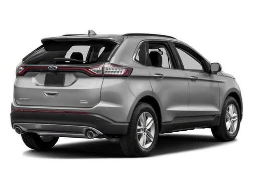 White Platinum Metallic Tri-Coat 2018 Ford Edge Titanium