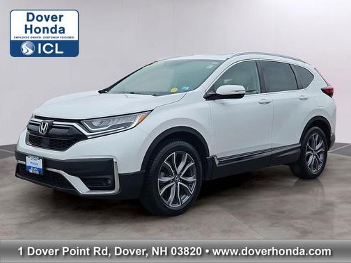 Platinum White Pearl 2021 Honda CR-V AWD Touring