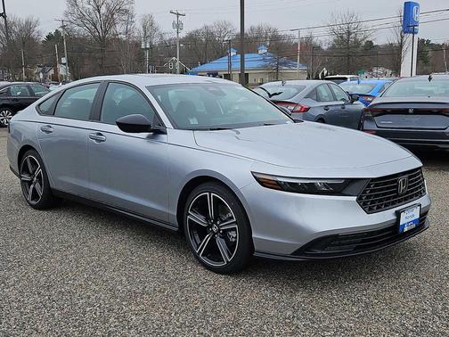 Solar Silver Metallic 2026 Honda Accord Hybrid Sport