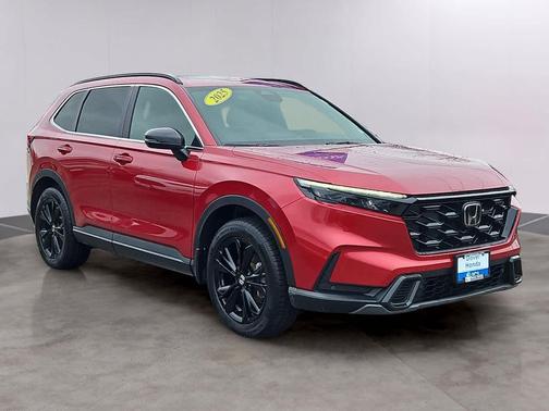 Radiant Red Metallic 2025 Honda CR-V Hybrid Sport Touring AWD