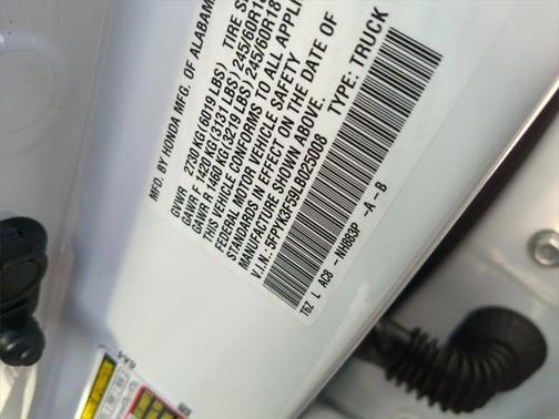 2020 Honda Ridgeline RTL