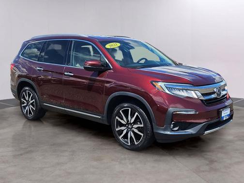 Deep Scarlet Pearl 2021 Honda Pilot Touring 8-Passenger