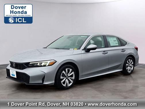 Solar Silver Metallic 2026 Honda Civic LX Sedan