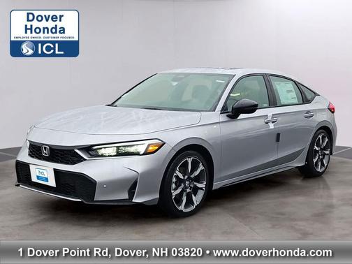 Solar Silver Metallic 2026 Honda Civic Hybrid Sport Touring