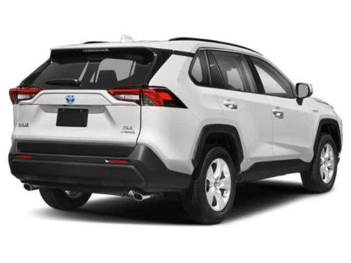 Super White 2021 Toyota RAV4 Hybrid XLE