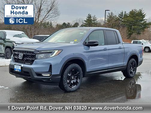 Sonic Gray Pearl 2026 Honda Ridgeline Black Truck