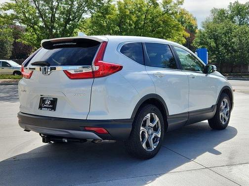 White 2017 Honda CR-V EX-L