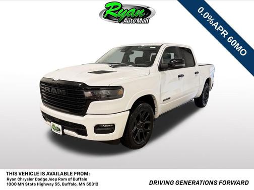 Ivory White Tri-Coat Pearlcoat 2026 RAM 1500 Laramie