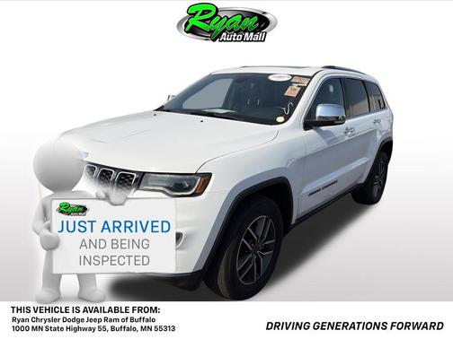 Bright White Clearcoat 2021 Jeep Grand Cherokee Limited