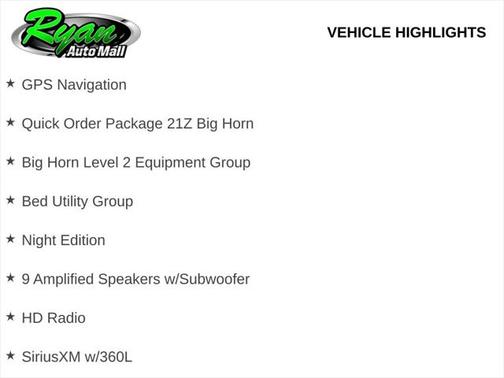 2025 RAM 1500 Big Horn/Lone Star