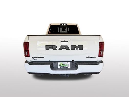 Bright White Clearcoat 2026 RAM 3500 Laramie Crew Cab 4x4 8' Box