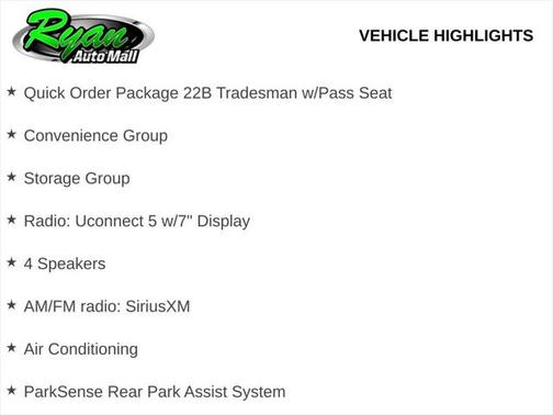 2025 RAM ProMaster 3500 High Roof