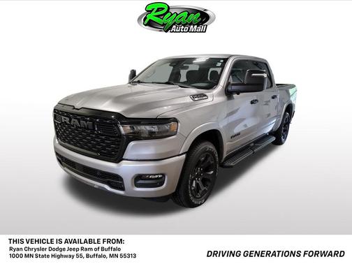 Billet Silver Metallic Clearcoat 2025 RAM 1500 Big Horn/Lone Star