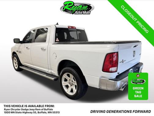 Bright White Clearcoat 2017 RAM 1500 Lone Star