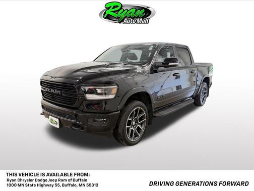 Diamond Black Crystal Pearlcoat 2019 RAM 1500 Laramie