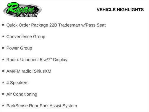 2025 RAM ProMaster 2500 High Roof
