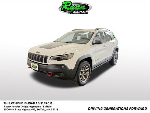 Bright White Clearcoat 2021 Jeep Cherokee Trailhawk