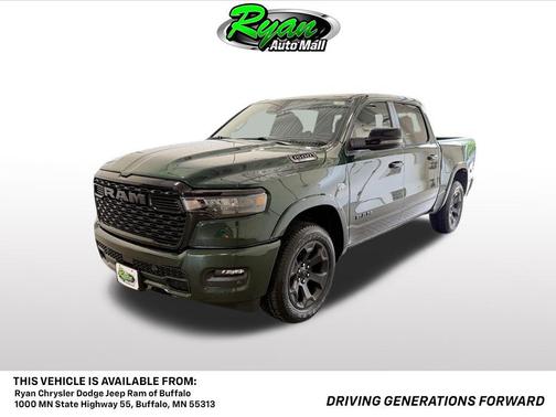 Serrano Green Metallic 2026 RAM 1500 Big Horn/Lone Star