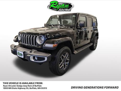 black clearcoat 2026 Jeep Wrangler 4-Door Sahara 4x4