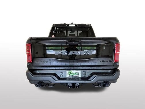 Diamond Black Crystal Pearlcoat 2026 RAM 1500 RHO Crew Cab 4x4 5'7' Box