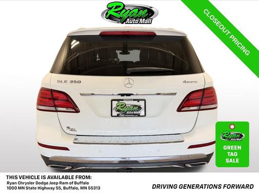 Polar White 2018 Mercedes-Benz GLE 350 4MATIC