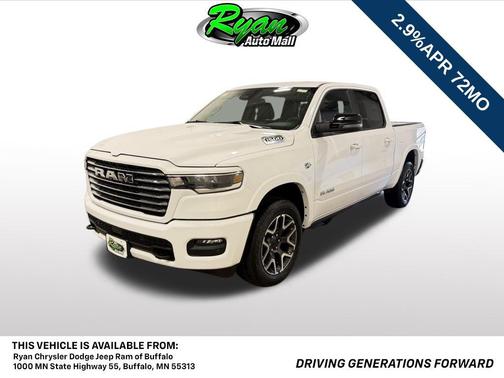 Bright White Clearcoat 2026 RAM 1500 Laramie
