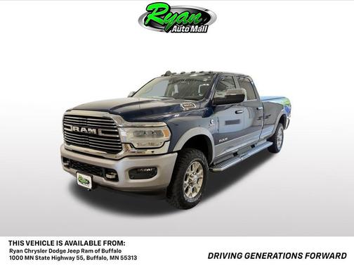 Patriot Blue Pearlcoat 2020 RAM 3500 Laramie Crew Cab 4x4 8' Box