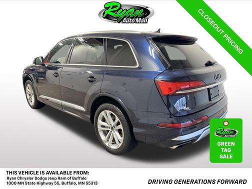Waitomo Blue Metallic 2025 Audi Q7 55 Premium Plus