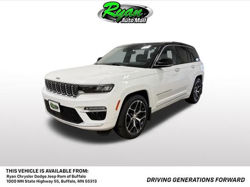 Bright White Clearcoat 2022 Jeep Grand Cherokee Summit