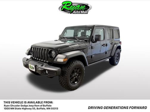 Black Clearcoat 2021 Jeep Wrangler Willys