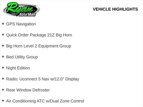 2025 RAM 1500 Big Horn/Lone Star