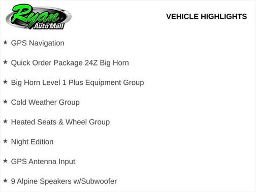 2025 RAM 2500 Big Horn Crew Cab 4x4 6'4' Box
