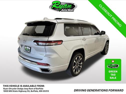 Silver Zynith 2022 Jeep Grand Cherokee L Overland
