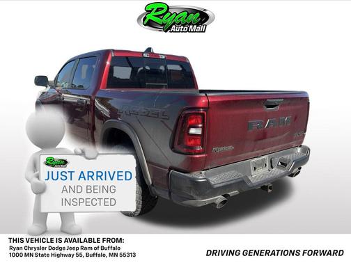 Delmonico Red Pearlcoat 2025 RAM 1500 Rebel