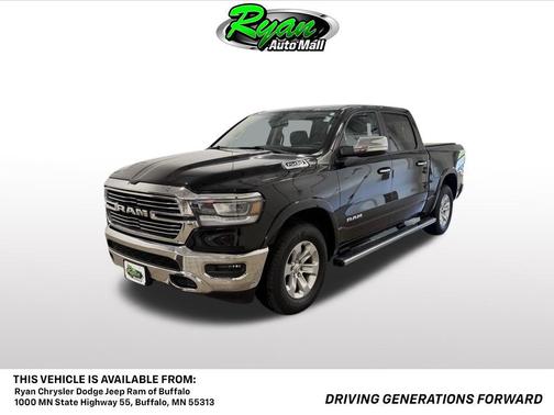 Diamond Black Crystal Pearlcoat 2019 RAM 1500 Laramie