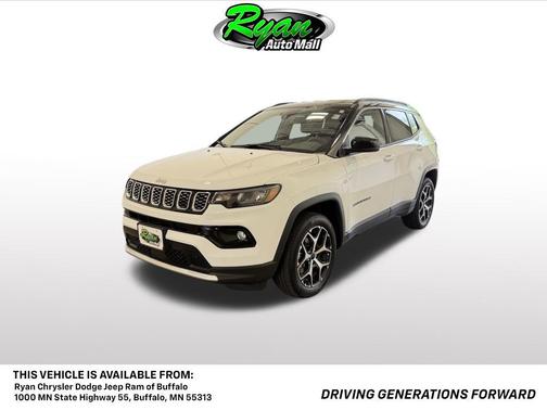 Bright White Clearcoat 2026 Jeep Compass Limited