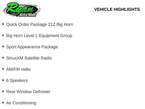 2026 RAM 1500 Big Horn/Lone Star