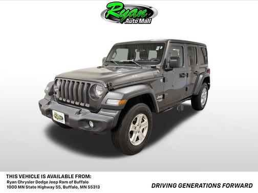 Granite Crystal Metallic Clearcoat 2018 Jeep Wrangler Sport