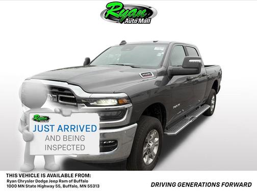 Granite Crystal Metallic Clearcoat 2025 RAM 2500 Big Horn Crew Cab 4x4 6'4' Box