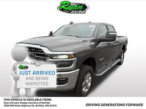 Granite Crystal Metallic Clearcoat 2025 RAM 2500 Big Horn Crew Cab 4x4 6'4' Box