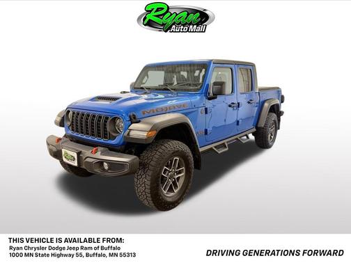 Hydro Blue Pearlcoat 2024 Jeep Gladiator Mojave