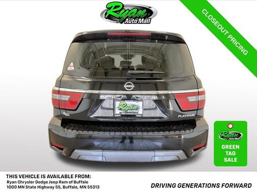 Super Black 2023 Nissan Armada Platinum 4WD